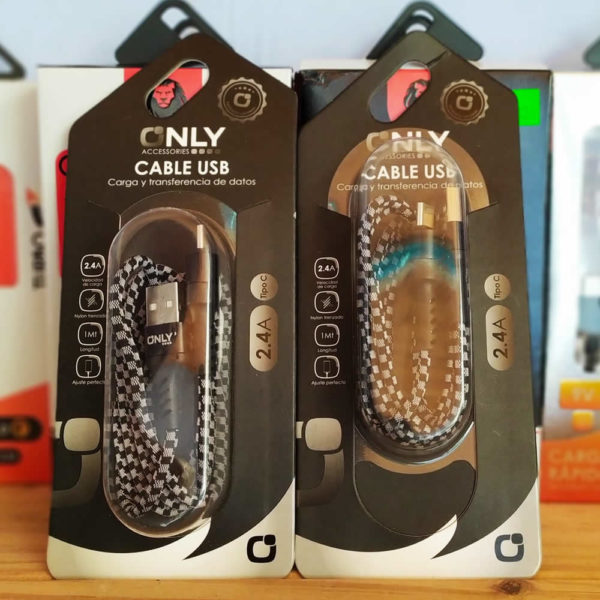 Cable USB a Micro USB Tipo C Only 1MT